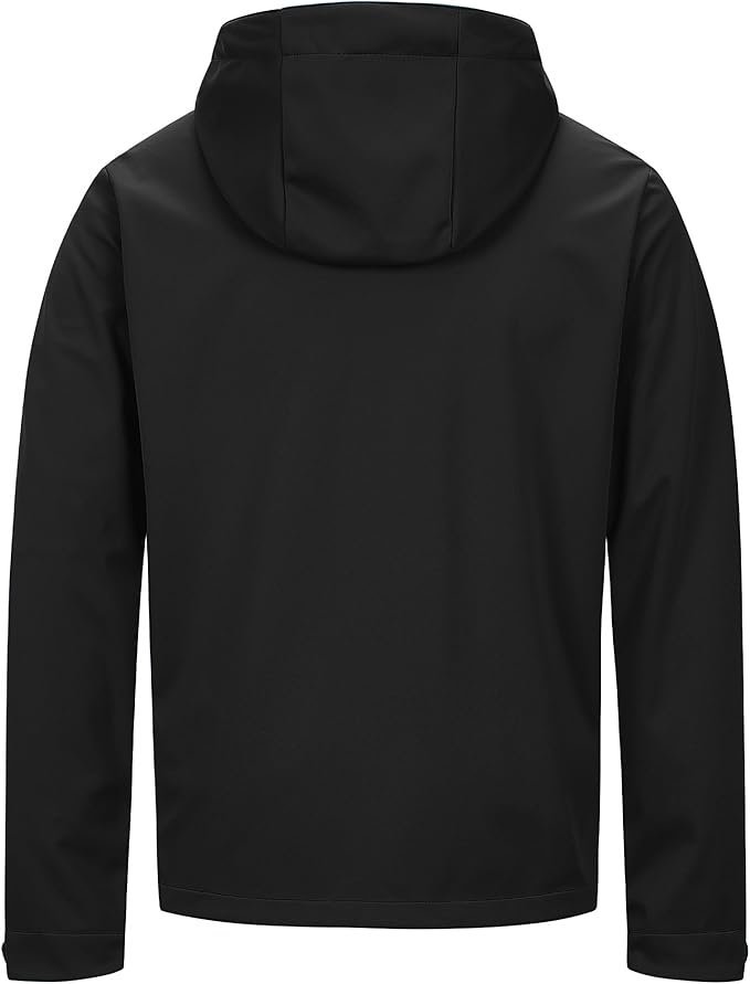 Lightweight Rain Jacket with Hood Waterproof Windbreaker for Outdoor Travel - Image 2